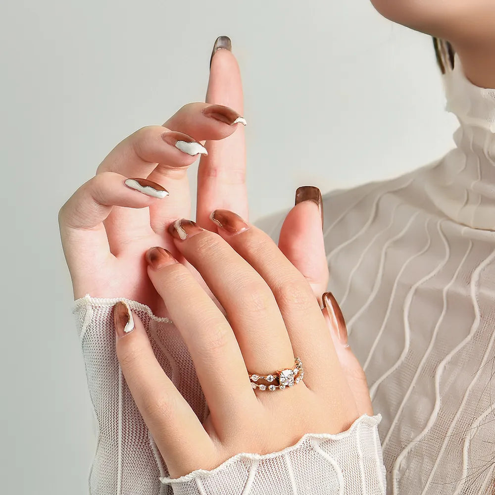 Meia Aliança Flawless 90 Pontos Prata Banhada à Ouro 18k - Loratta