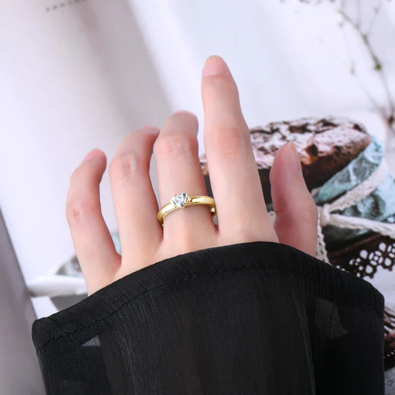 Essence of Love Moissanite Ring