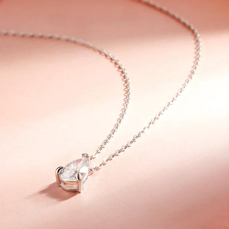 Lumina Moissanite Gold Plated Necklace