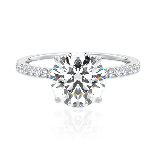 Moissanite Crown of Light Ring