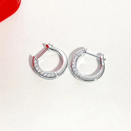 Radiance Moissanite Gold Plated Earrings