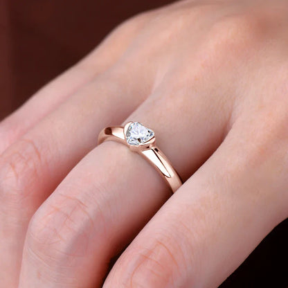 Essence of Love Moissanite Ring