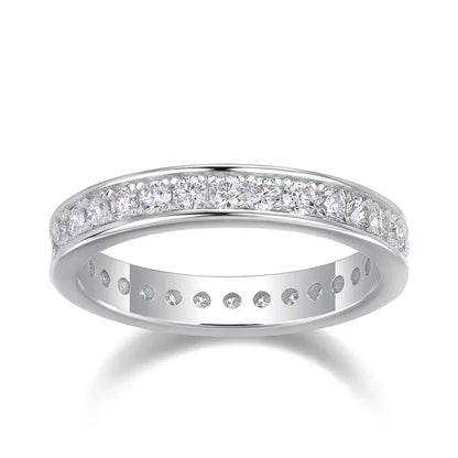 Enchanted Prism 90 Point Moissanite Wedding Band