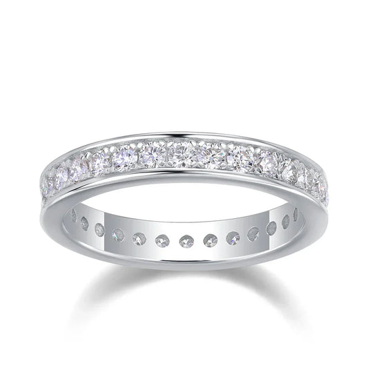 Enchanted Prism 90 Point Moissanite Wedding Band