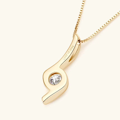 Harmony Moissanite Gold Plated Necklace