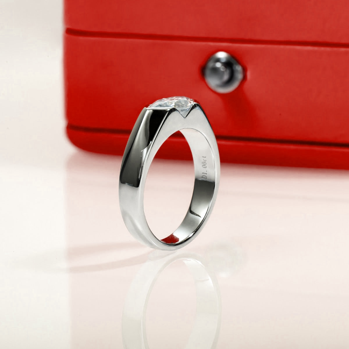 Eclipse Marquise Bezel Set Gold Plated Ring