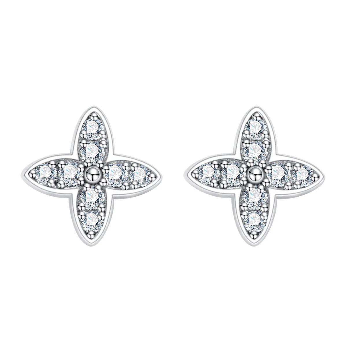 Twinkling Moissanite Stone Gold Plated Earrings