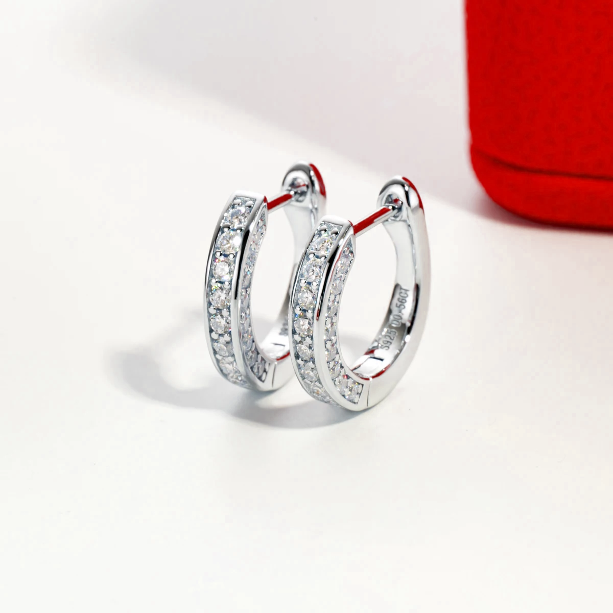 Radiance Moissanite Gold Plated Earrings