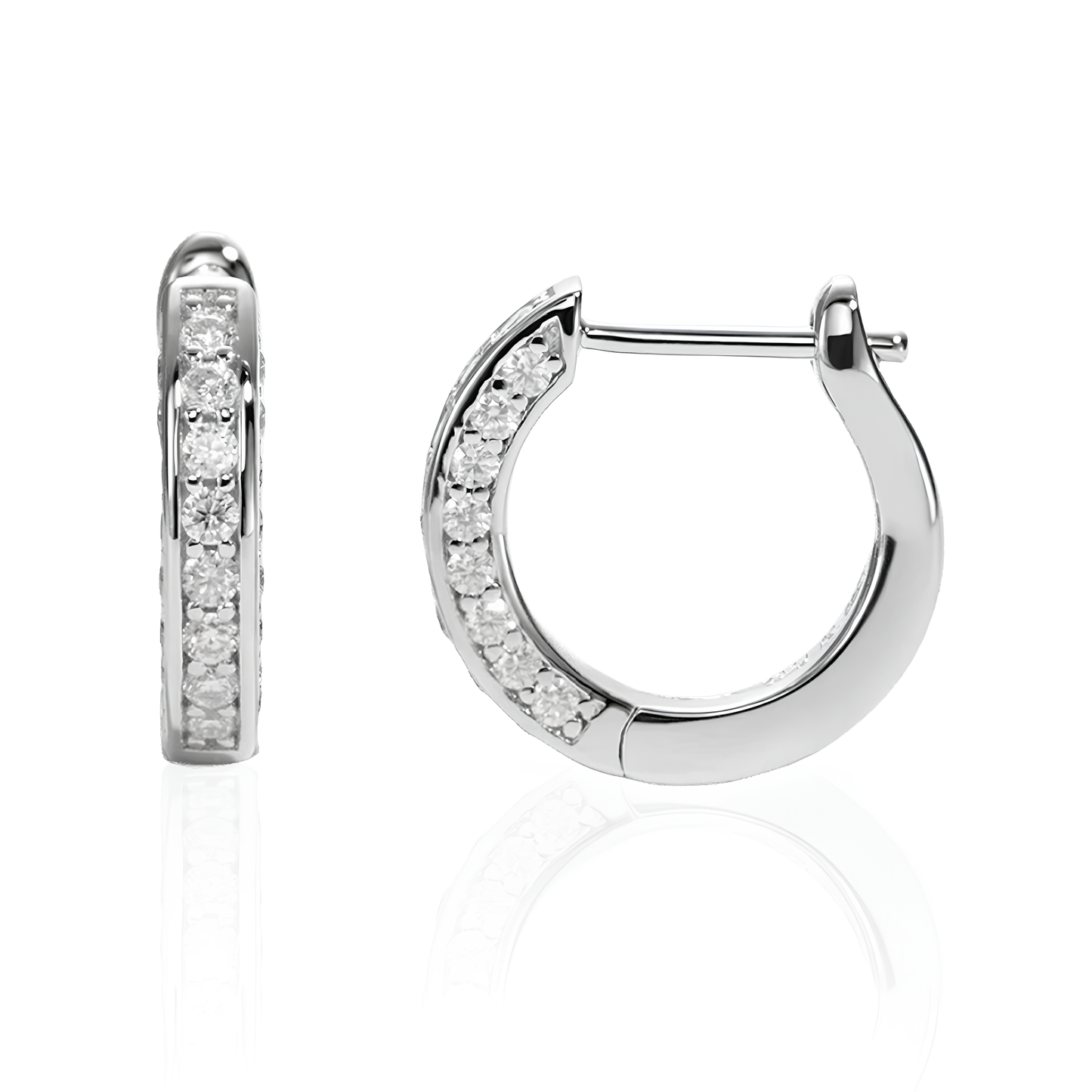 Radiance Moissanite Gold Plated Earrings