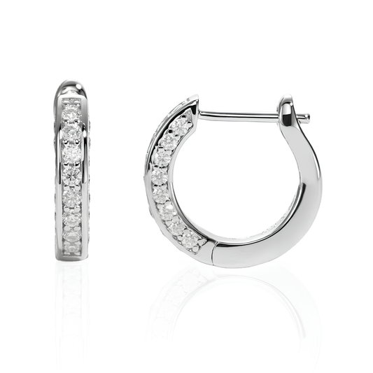 Radiance Moissanite Gold Plated Earrings